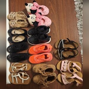 Pink Minnie Mouse Kids Slippers